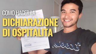 COMO HACER LA CARTA DE HOSPITALIDAD en TORINO, ITALIA! (Dichiarazione di Ospitalita)