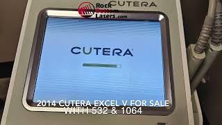 2014 Cutera Excel V – 532nm & 1064nm – Skin Conditions, Vein & Pigment Removal Laser For Sale