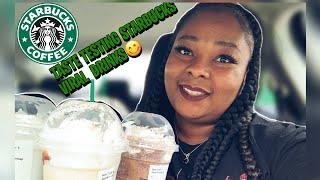 Taste testing VIRAL TIKTOK Starbucks Drinks!!