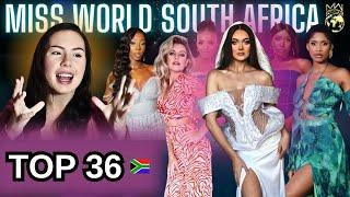 Miss WORLD South Africa 2024 TOP 36 REVEALED! My favourites are...