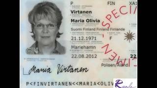 Regula Chronicles: Finnish passport, 2012