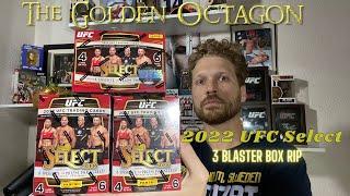 This is THE END! | 2022 Panini UFC Select | 3 Blaster Box Rip | The Golden Octagon