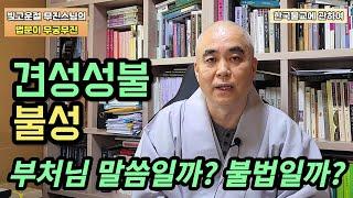 불성을 보아 성불하는 것과 신성을 찾아 성령을 얻는 것은 어떤 차이가 있을까? 견성성불 불성 부처님 말씀일까? 불법일까? [빛고운절 무진스님의 법문 한국불교에 관하여-1]