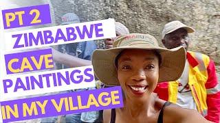 Cave Paintings in My Village PT 2 I  Macingwane Plumtree   Zimbabwe Vlog