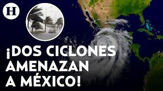 ¿Se convertirán en huracanes? SMN alerta por posible formación de Ciclones Debby y Carlotta