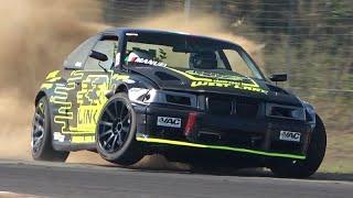 Turbo BMW E36 325i with Anti-Lag System! - Manuel Vacca Drift Car used for Practice!