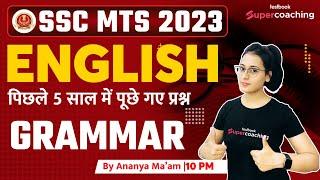 SSC MTS English Classes 2023 | Grammar Questions Asked in Last 5 Years | SSC MTS 2023 | Ananya Ma'am