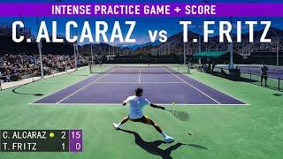 Carlos Alcaraz vs Taylor Fritz | Intense Battle to the End