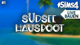 Live Bauen ️ Südsee HAUSBOOT in Die Sims 4 mit Daniel und Chris #1