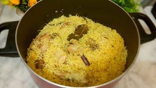 Chicken Pulao | Simple & Easy One Pot Chicken white palav | Indian Chicken Rice Bowl Recipe| Biryani
