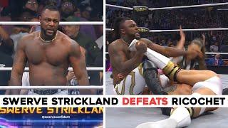 SWERVE STRICKLAND DEFEATS RICOCHET TO BECOME AEW #1 CONTENDER!