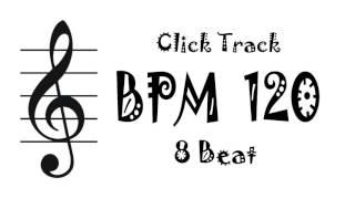 【BPM 120】Drum 8Beat - Rhythm Track Metronome