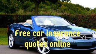 Free car insurance quotes online