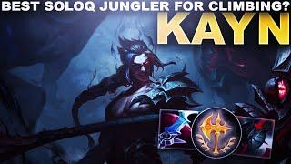 IS KAYN THE BEST JUNGLER FOR CLIMBING IN SOLOQ? | League of Legends