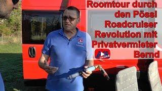 Roomtour durch den Pössl Roadcruiser Revolution von Privatvermieter Bernd