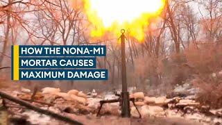 Nona-M1: Russia using highly mobile 120mm mortar to counter Ukrainian tactics