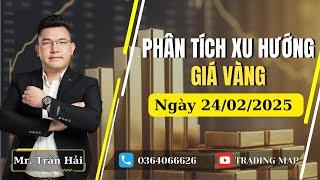 Phân tích xu hướng giá vàng hôm nay 24/02/2025 #dubaogiavang #nhandinhxuhuongvang #xuhướnggiávàng