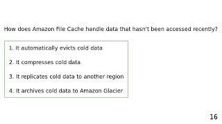 Amazon File Cache -  Quiz