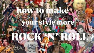 how to make your style more ROCK ‘N’ ROLL  rockstar aesthetic, alternative fashion, style inspo