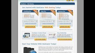 Hostgator Review - A Video Review Of Hostgator.com Web Hosting.