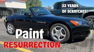 Saving Trashed Honda S2000 Paint - A Labor of Love - ASMR