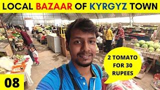 Indian in Local Market of Kyrgyzstan (EP 08) Cholpon Ata Travel Vlog in Hindi