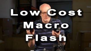 Macro Photography Low Cost Flash Bracket