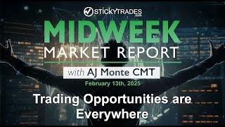 Trading Opportunities are Everywhere - Midweek Market Report with AJ Monte CMT