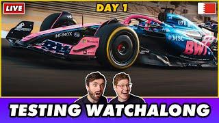 F1 TESTING DAY 1 |  WATCHALONG