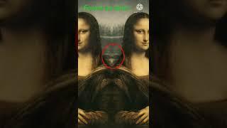 Alien spotted in Mona Lisa painting#shorts