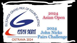 2024 JGP Ostrava Recap, Figure Skating News, Asian Open, and John Nicks Pairs