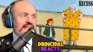 High School Principal Reacts - Disney's Recess S1E1a - "The Break In" Reaction Video