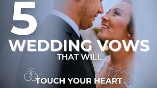 5 Wedding Vows That Will Make You Cry! | Emotional Wedding Vows Compilation 