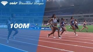 Newcomer Aleia Hobbs storms to a 100m win in Shanghai - IAAF Diamond League 2019