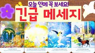 [타로] 오늘 안에 꼭 보세요! 긴급 메세지!🪄