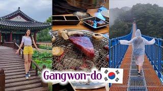 Korea Travel Vlog  | Must-visit Places in Gangwon-do  | Adventures & Food