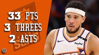 Devin Booker 33 pts 3 threes 2 asts vs Lakers 24/25 season