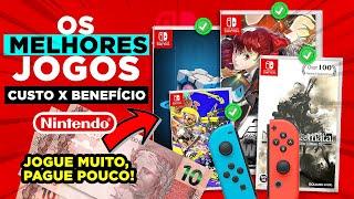 Pague Barato e Jogue Muito - Jogos Com o Melhor Custo x Benefício no Nintendo Switch #NintendoBarato