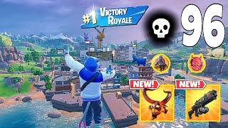 96 Elimination Solo Vs Squads "Zero Build" Gameplay Wins (Fortnite Chapter 6 Season 1 PC Keyboard)