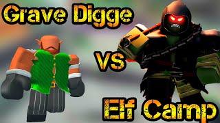 New Grave Digger vs Elf Camp Roblox Tower Defense Simulator