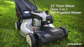 Murray 22” Front-Wheel Drive 2-in-1 Self-Propelled Mower