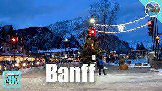  Walking Tour of Christmas Decorated Banff  