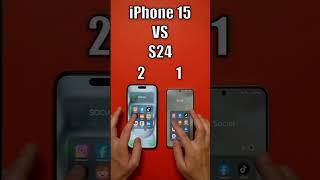 What are your thoughts? iPhone 15 vs Samsung s24 #keşfet #music #remix