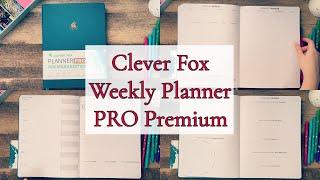 CLEVER FOX WEEKLY PLANNER PRO PREMIUM REVIEW & WALKTHROUGH