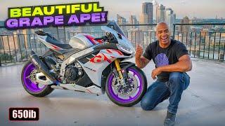 Everyone LOVES MY Purple Aprilia RSV4 Factory!