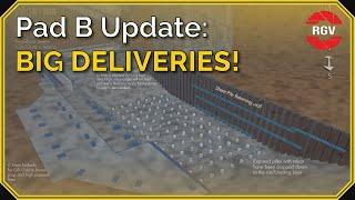 Big News for Pad B Deliveries + ONE Minute Static Fire?! Starbase Flyover Update 73