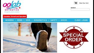 OOLab Footwear Portal--The Patient Experience