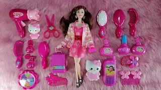 Most Satisfying with Unboxing Pink Girl's Beauty Fashion Accessories Hello Kitty Play Set