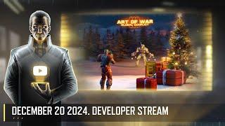 NEW YEAR EVENT! DEVELOPER STREAM ART OF WAR 3 RTS 20.12