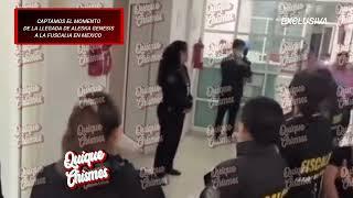 EXCLUSIVA : CAPTAMOS EL MOMENTO DE LA LLEGADA DE ALESKA GENESISA LA FUSCALIA EN MEXICO 